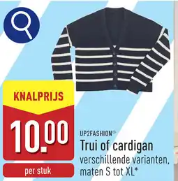 ALDI UP2fashion trui of cardigan aanbieding