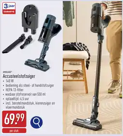ALDI Ambiano accusteelstofzuiger aanbieding