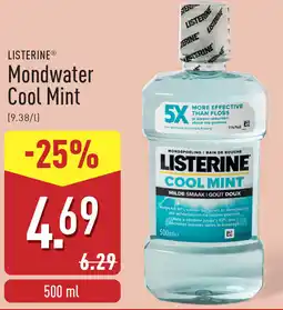 ALDI Listerine mondwater cool mint aanbieding