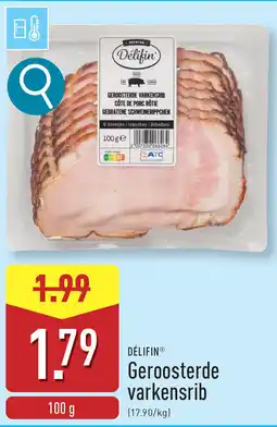 ALDI Délifin geroosterde varkensrib aanbieding