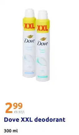 Action Dove XXL deodorant aanbieding