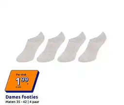 Action Dames footies aanbieding