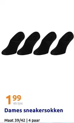 Action Dames sneakersokken aanbieding