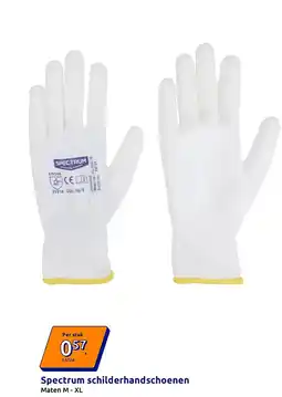 Action Spectrum schilderhandschoenen aanbieding