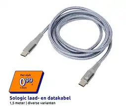 Action Sologic laad- en datakabel aanbieding