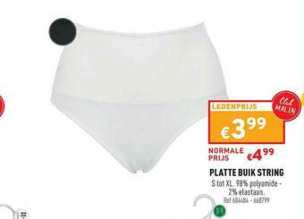 Trafic Platte Buik String aanbieding