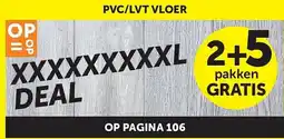 Zelfbouwmarkt PVC / LVT Vloer aanbieding