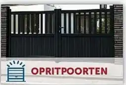 Zelfbouwmarkt Opritpoorten aanbieding