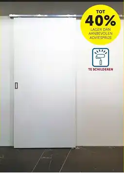Zelfbouwmarkt Schilder Schuifdeur aanbieding