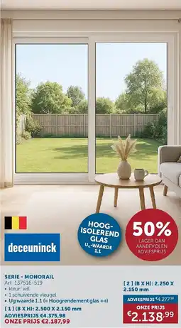 Zelfbouwmarkt Serie Monorail aanbieding