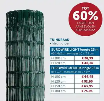 Zelfbouwmarkt Tuindraad aanbieding