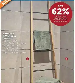 Zelfbouwmarkt Vloer en Wandtegel Hermes aanbieding