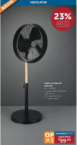 Zelfbouwmarkt Ventilator op statief aanbieding