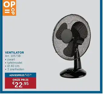Zelfbouwmarkt Ventilator aanbieding
