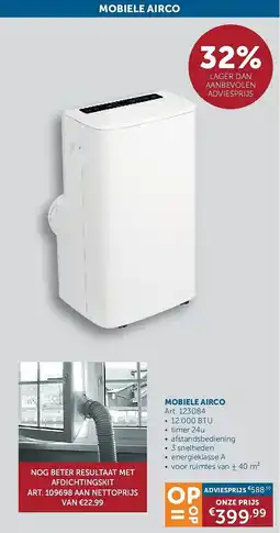 Zelfbouwmarkt Mobiele airco aanbieding