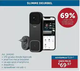 Zelfbouwmarkt Slimme deurbel aanbieding