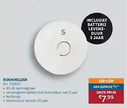Zelfbouwmarkt Rookmelder aanbieding