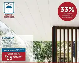 Zelfbouwmarkt Dumaclip aanbieding