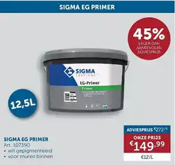 Zelfbouwmarkt Sigma eg primer aanbieding