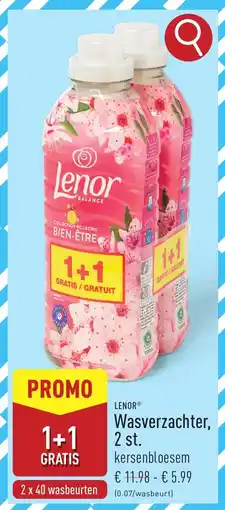 ALDI Lenor Wasverzachter 2 st. aanbieding