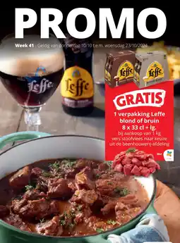 Spar Leffe Blond or Bruin aanbieding