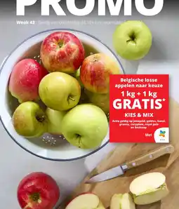Spar Belgische losse appelen naar keuze aanbieding