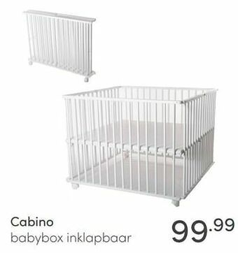 Baby & Tiener Cabino babybox inklapbaar aanbieding