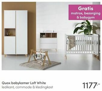 Baby & Tiener Quax babykamer loft white aanbieding
