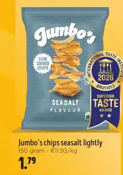 Jumbo Jumbo's chips seasalt lightly aanbieding