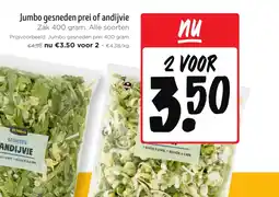 Jumbo Jumbo gesneden prei of andijvie aanbieding