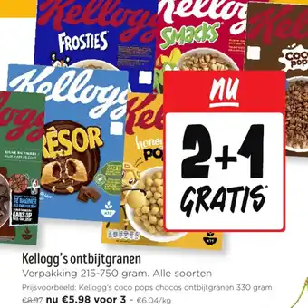 Jumbo Kellogg's ontbijtgranen aanbieding