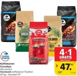 Carrefour Koffiebonen Carrefour aanbieding
