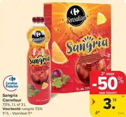 Carrefour Sangria Carrefour aanbieding