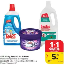 Carrefour Cillit Bang, Destop en St Marc aanbieding