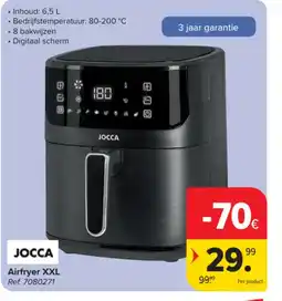 Carrefour Jocca Airfryer XXL aanbieding