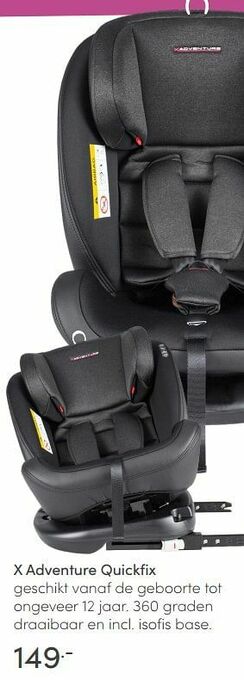 Baby & Tiener X adventure quickfix aanbieding
