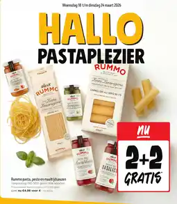 Jumbo Rummo pasta, pesto en maaltijdsauzen aanbieding