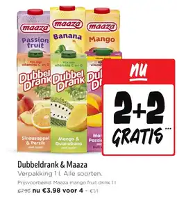Jumbo Dubbeldrank & Maaza aanbieding