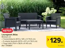 Carrefour Keter Loungeset Atlas aanbieding