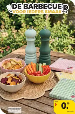 Carrefour Assortiment vaatwerk of wegwerptafelgerei aanbieding