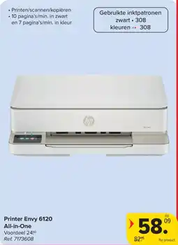 Carrefour Hp Printer Envy 6120 All-in-One aanbieding