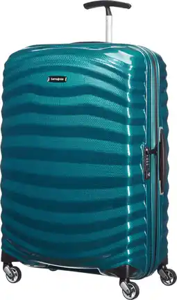 Coolblue Samsonite Lite-Shock Valise à 4 Roulettes 69 cm Petrol Blue aanbieding