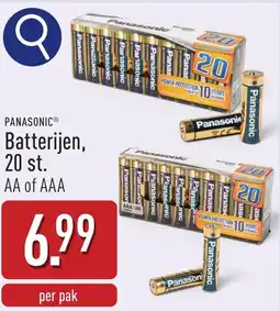 ALDI Panasonic Batterijen aanbieding