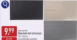 ALDI Home creation Deurmat met structuur aanbieding