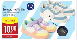 ALDI L&D Sneakers met lichtjes aanbieding