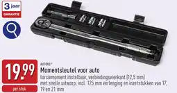 ALDI Autoxs Momentsleutel voor auto aanbieding