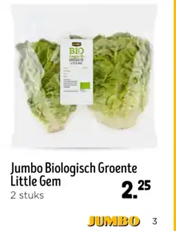 Jumbo Jumbo Biologisch Groente Little Gem aanbieding