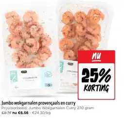 Jumbo Jumbo wokgarnalen provençaals en curry aanbieding