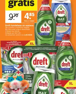 Albert Heijn Dreft handafwas en vaatwas aanbieding