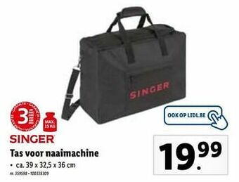 Lidl Tas voor naaimachine aanbieding